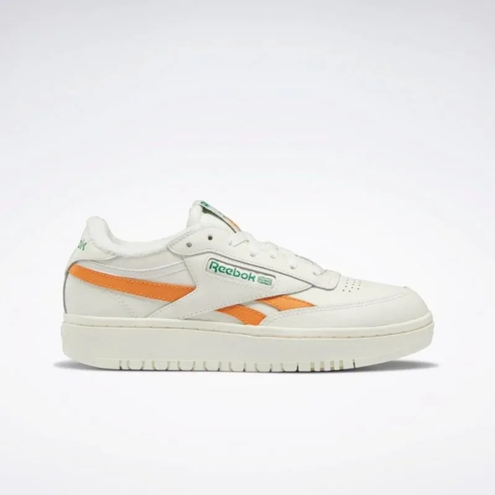 Reebok club C85 cream and orange Sneakers - VGUC